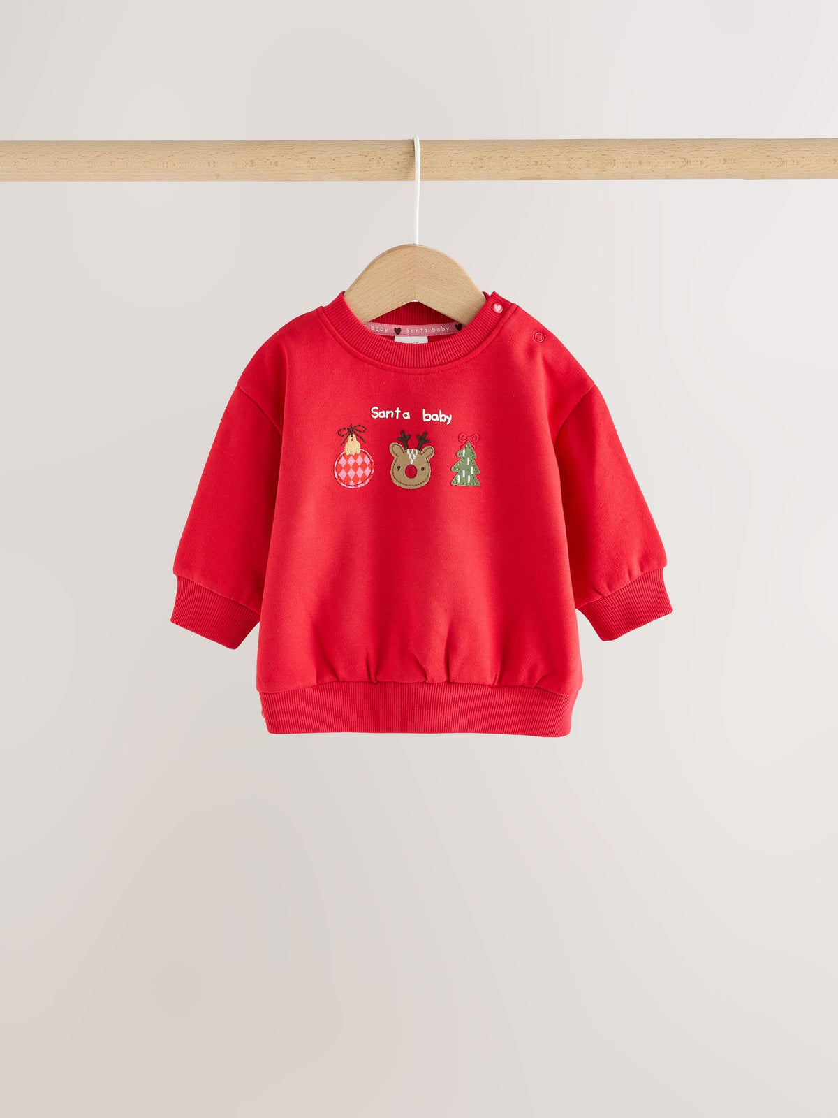 Red Christmas Character Baby Sweat Top And Leggings Set 2 Piece (0mths-2yrs) - image 5