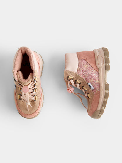 JoJo Maman Bébé Pink Floral Hiking Boots - image 3