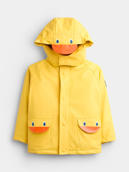 JoJo Maman Bébé Yellow Duck Waterproof Cosy Lined Fisherman Jacket - image 2