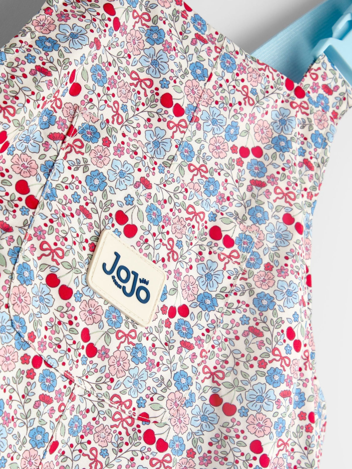 JoJo Maman Bébé Stone Ditsy Floral Waterproof Fleece-Lined Dungarees - image 3