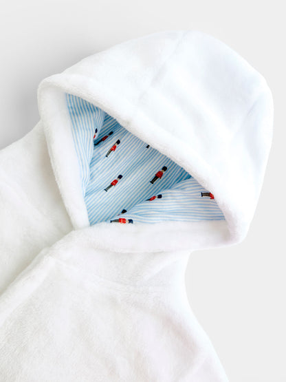 JoJo Maman Bébé White London Guard Fleece Robe - image 3