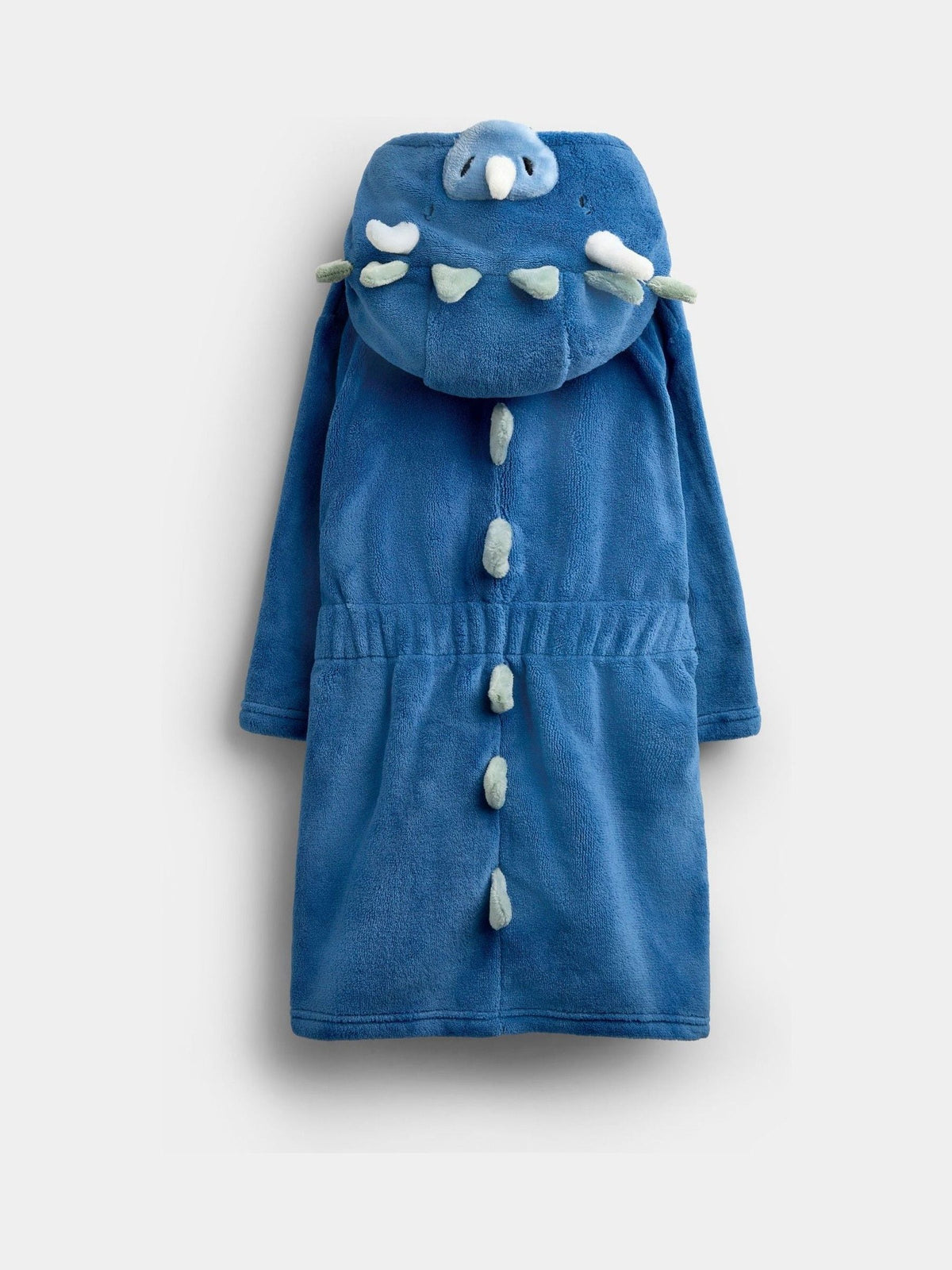 Dsiney Kidz - JoJo Maman Bébé Mid Blue Dinosaur Fleece Robe image 3