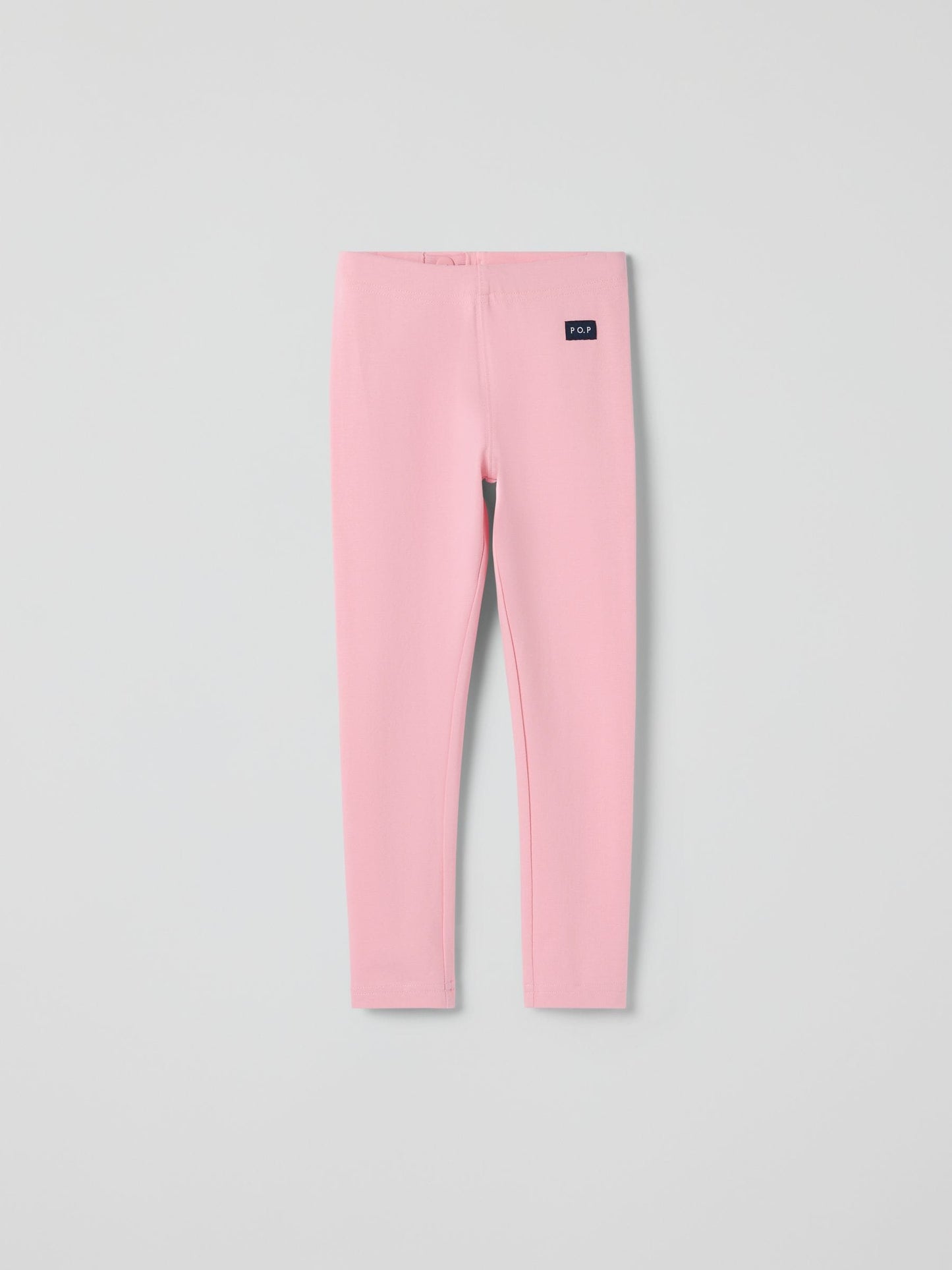 Polarn O. Pyret Pink Cotton Leggings image 1
