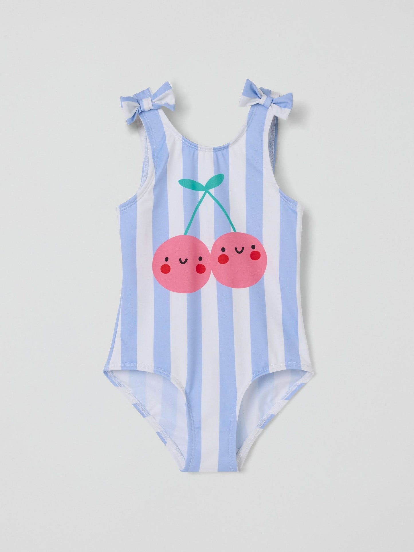 Polarn O. Pyret Blue Striped Swimsuit image 2