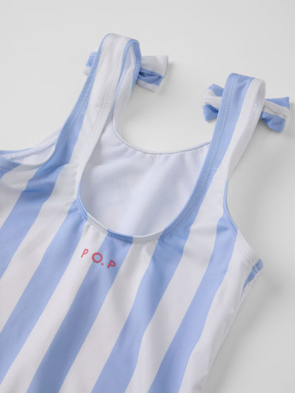 Polarn O. Pyret Blue Striped Swimsuit image 4