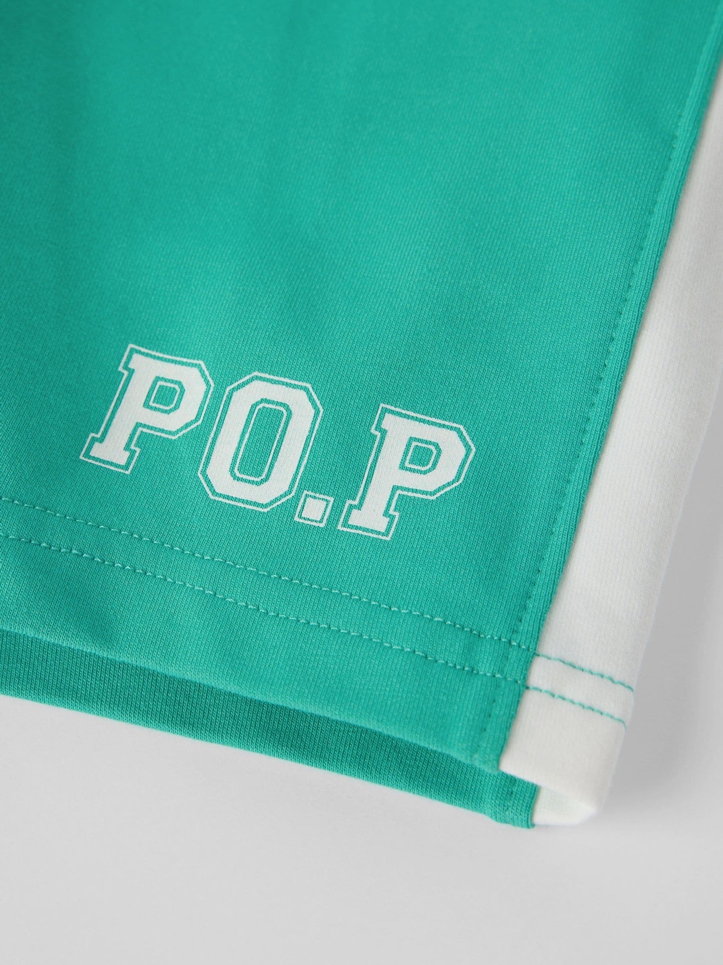 Dsiney Kidz - Polarn O. Pyret Green Varsity Style Shorts image 3