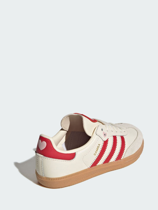 adidas Originals White Samba Shoes image 2