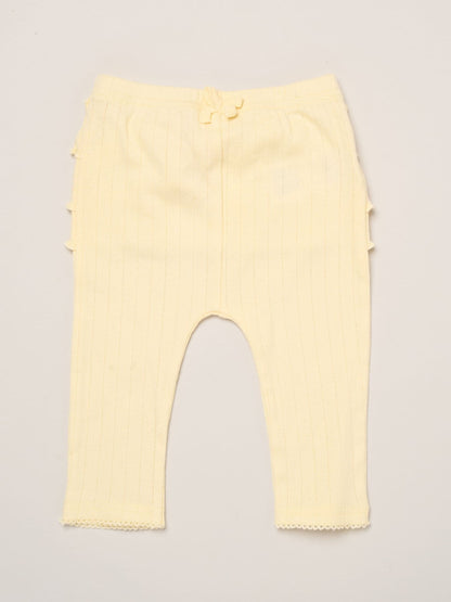 Rock-A-Bye Baby Boutique Yellow Baby Outfit Set 4 Piece image 3