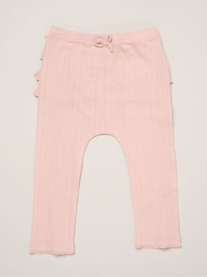 Rock-A-Bye Baby Boutique Pink - Bow Print Baby Outfit Set 4 Piece image 3