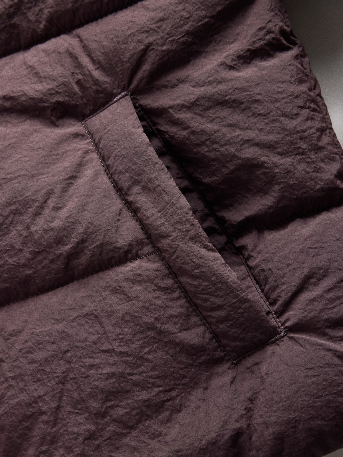 The Set Hooded Padded Jacket Chocolate Brown - image 3