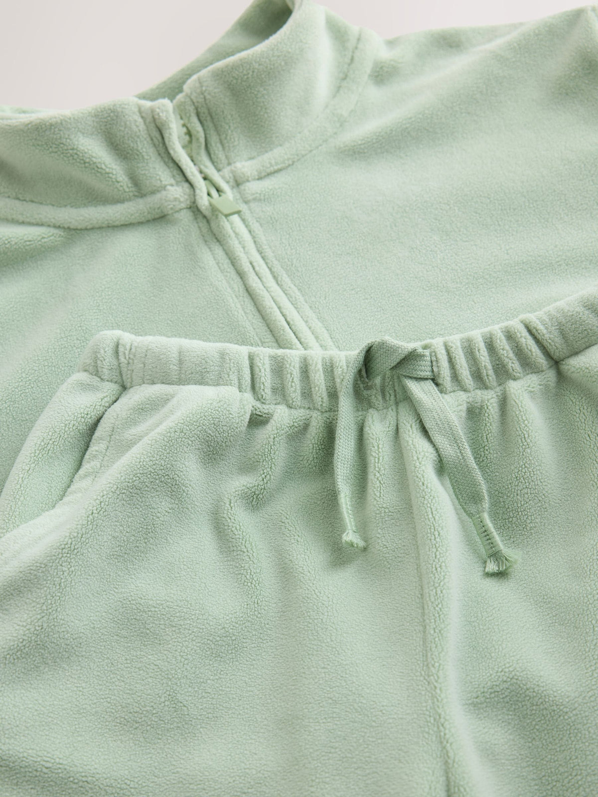 Green Fleece Half Zip Top and Barrel Trousers Set (3mths-7yrs) - image 5