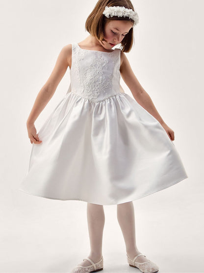 Dsiney Kidz - Monsoon Ivory Juno Lace Bodice Party Dress image 1