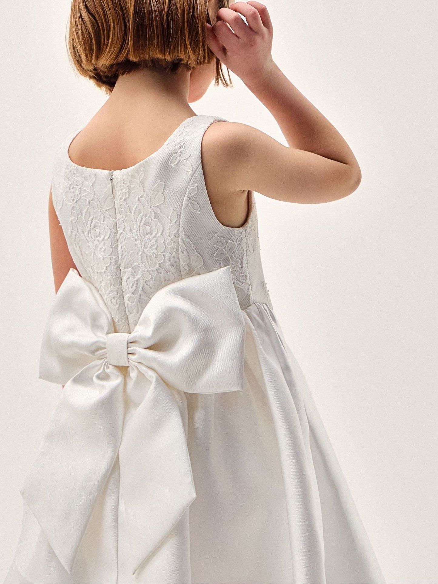 Dsiney Kidz - Monsoon Ivory Juno Lace Bodice Party Dress image 2