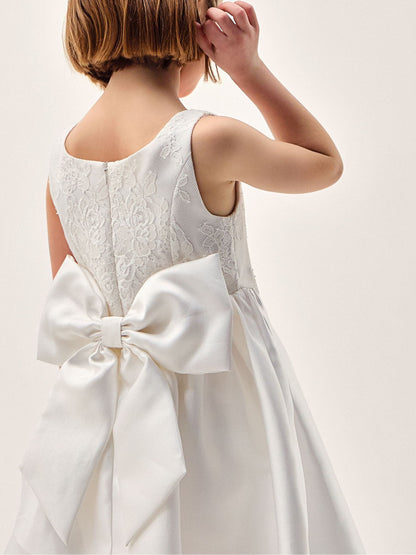 Dsiney Kidz - Monsoon Ivory Juno Lace Bodice Party Dress image 2