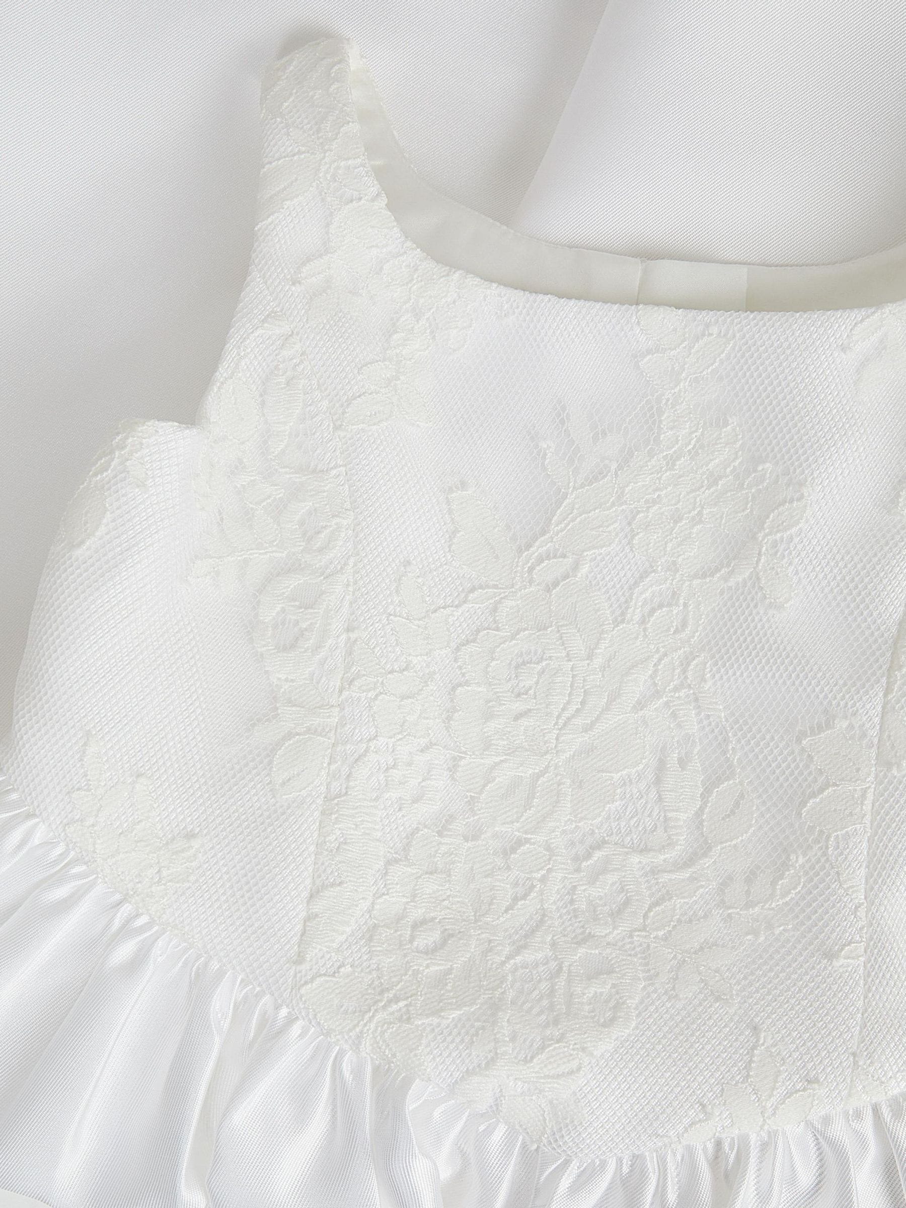 Dsiney Kidz - Monsoon Ivory Juno Lace Bodice Party Dress image 5