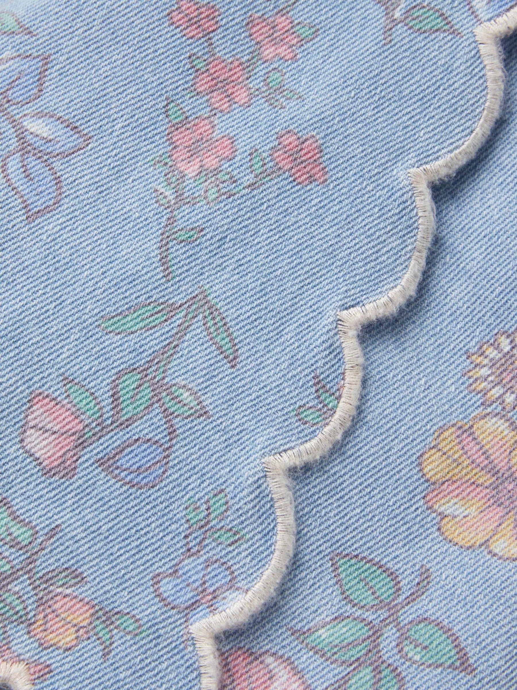 Dsiney Kidz - Monsoon Blue Floral Denim Skort image 3