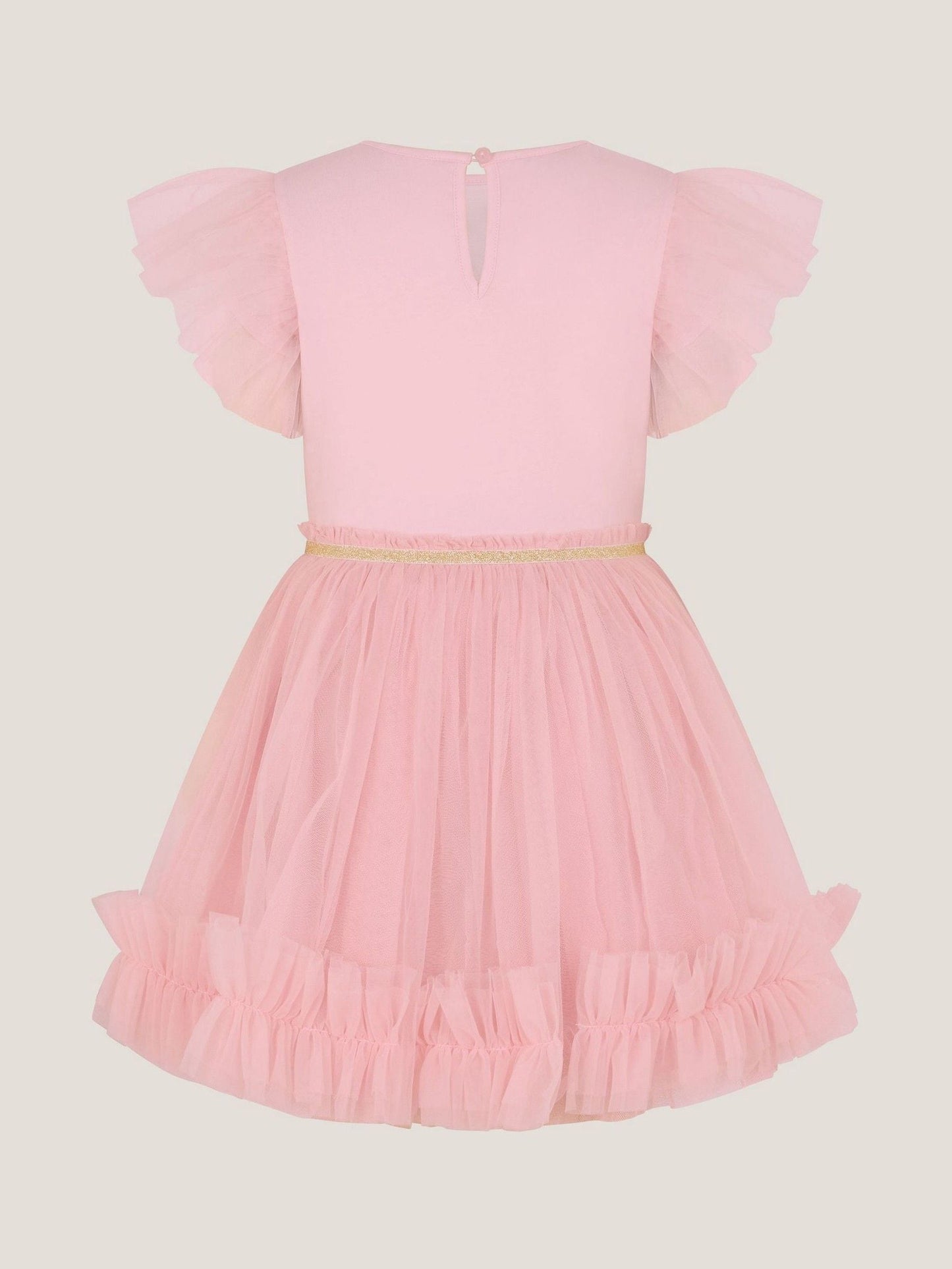 Monsoon Pink Bunny Sequin Disco Dress image 2