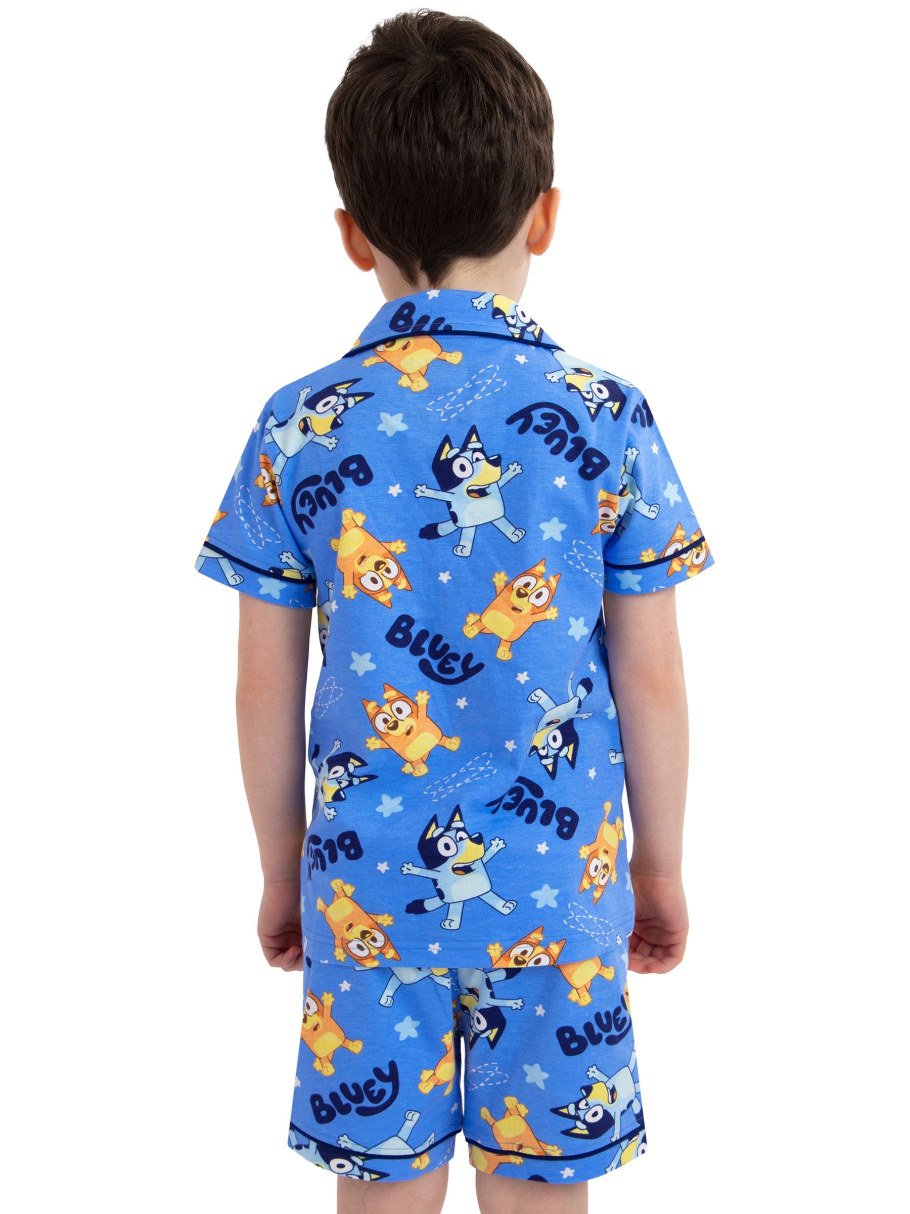 Dsiney Kidz - Character Blue Bluey Button Up Pyjamas image 7