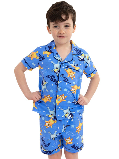 Dsiney Kidz - Character Blue Bluey Button Up Pyjamas image 8
