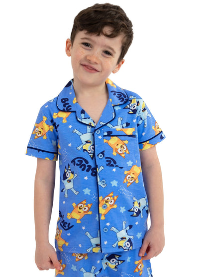 Dsiney Kidz - Character Blue Bluey Button Up Pyjamas image 9