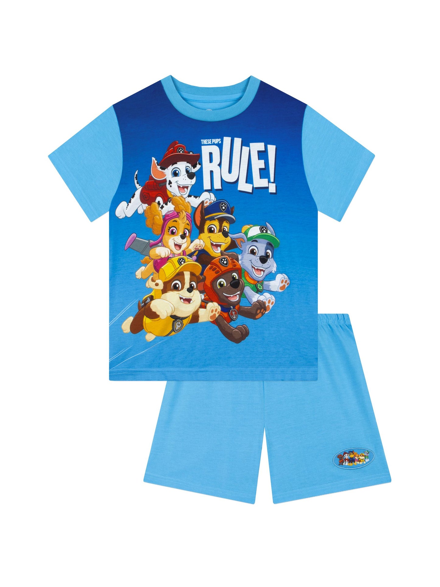 Dsiney Kidz - Character Blue PAW Patrol Short Sleeve Pyjamas image 1