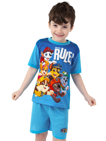 Dsiney Kidz - Character Blue PAW Patrol Short Sleeve Pyjamas image 3