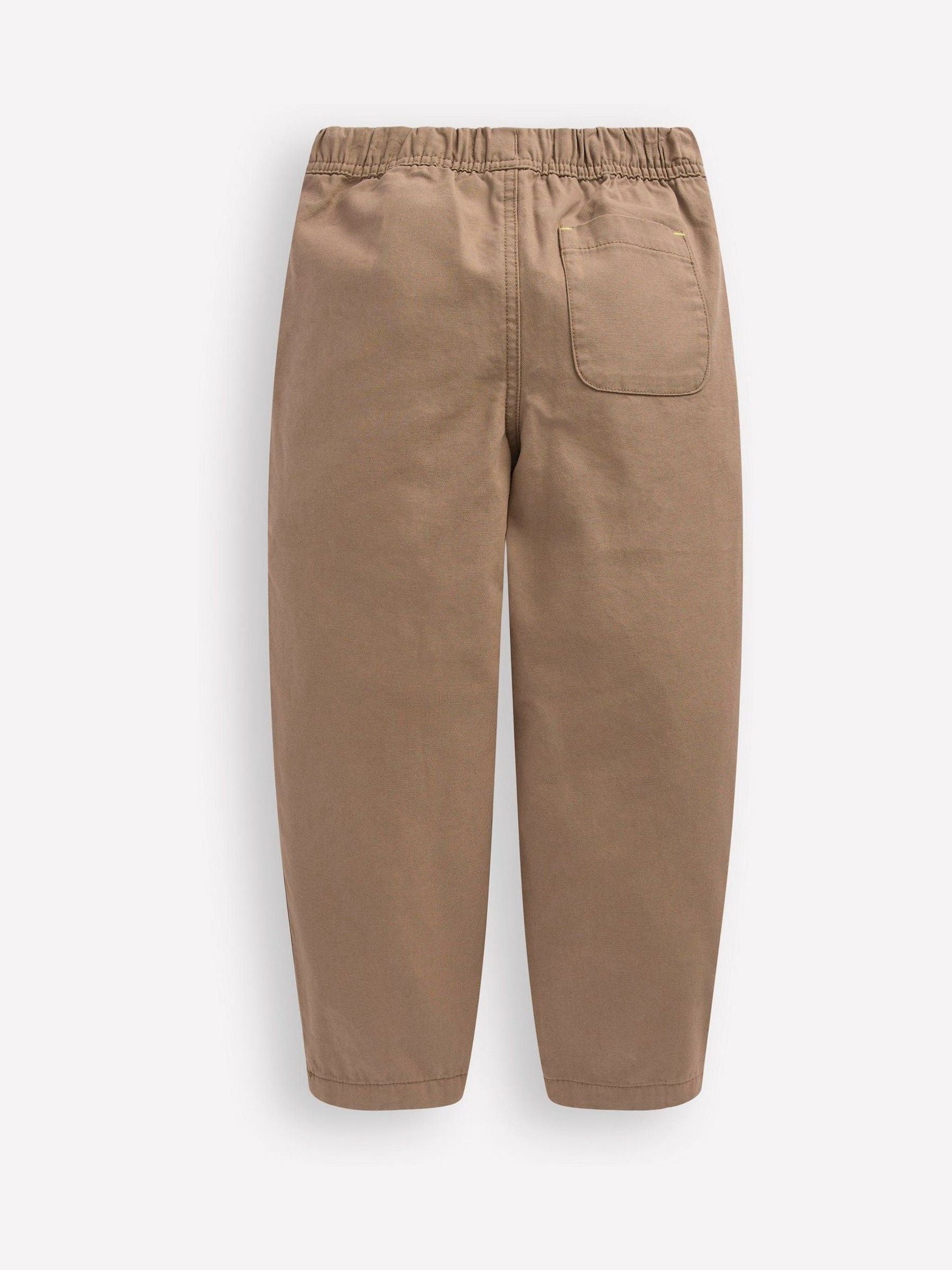 Boden Brown Pull-on Barrel Trousers image 2