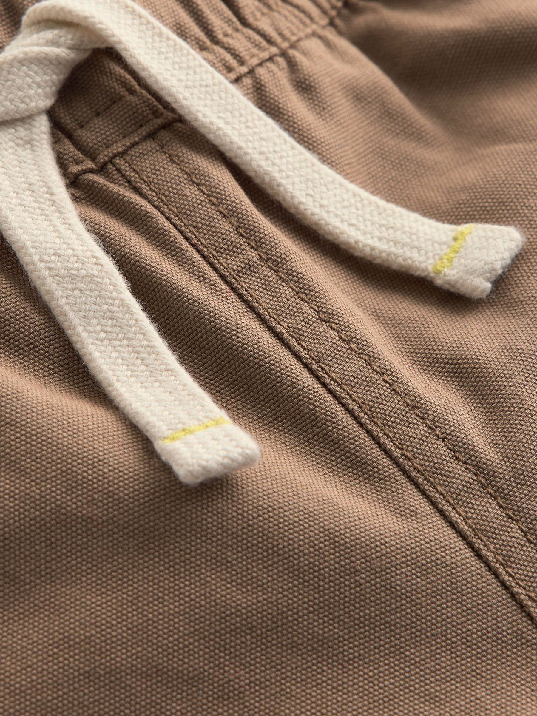 Boden Brown Pull-on Barrel Trousers image 3