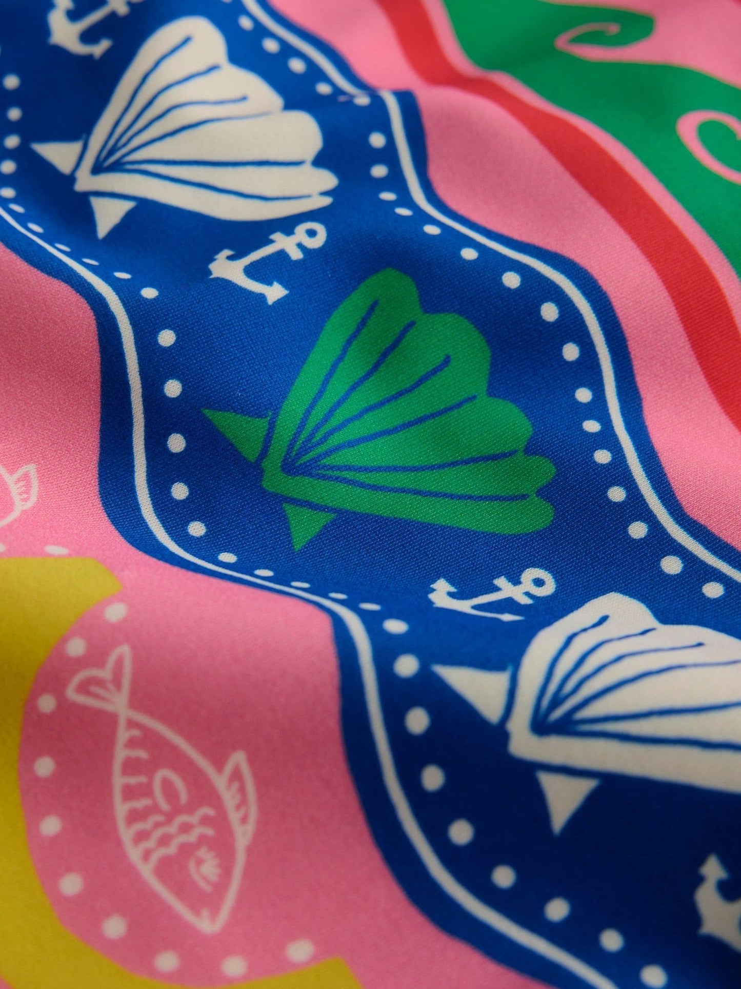 Boden Blue Hallie Frill Strap Swimsuit image 3