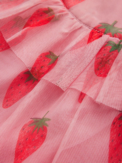 Boden Pink Printed Tulle Dress image 4