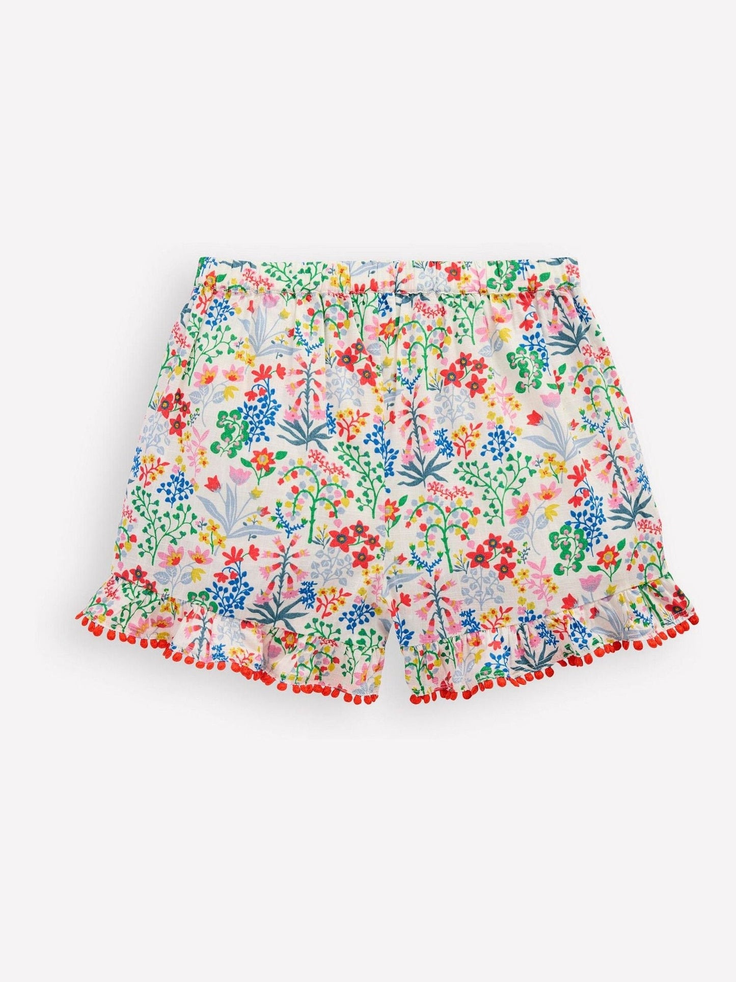 Boden Yellow Frill Woven Shorts image 2