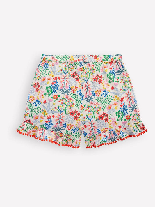Boden Yellow Frill Woven Shorts image 2