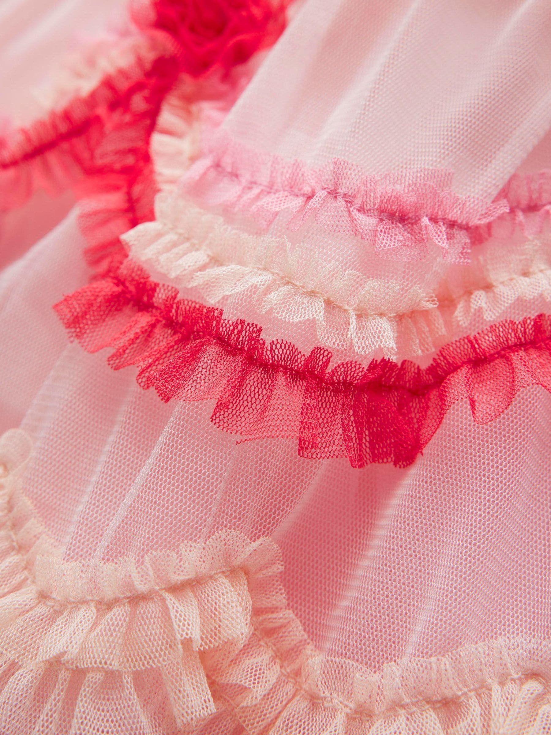 Boden Pink Tiered Cake Tulle Dress image 4