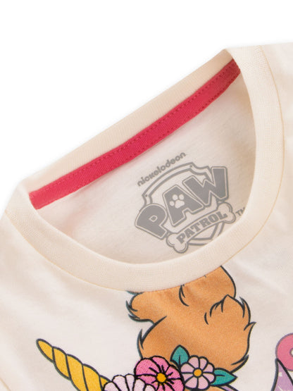 Character Cream PAW Patrol Long Sleeve Skye And Liberty T-Shirt image 4