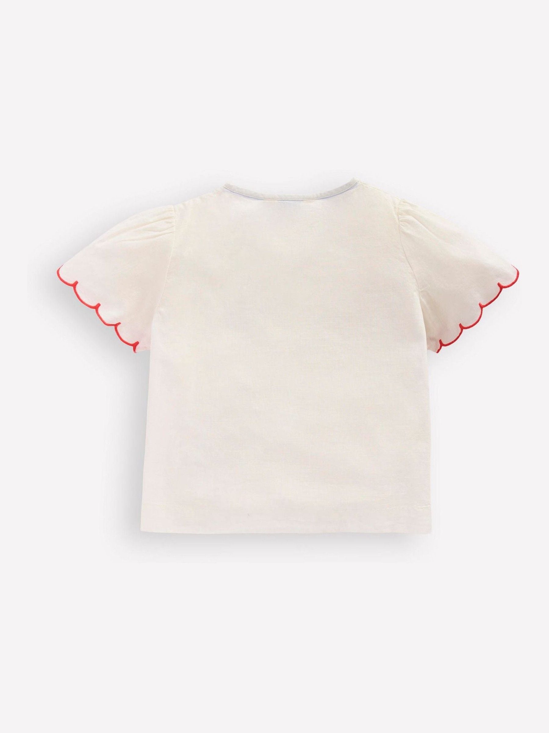 Boden Cream Button-Through Blouse image 3