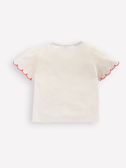 Boden Cream Button-Through Blouse image 3