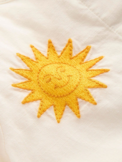 Boden Cream Button-Through Blouse image 4