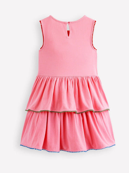 Boden Pink Tiered Jersey Sundress image 2