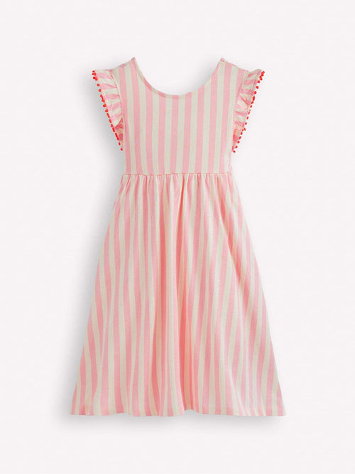 Dsiney Kidz - Boden Pink Bow Back Jersey Dress image 1