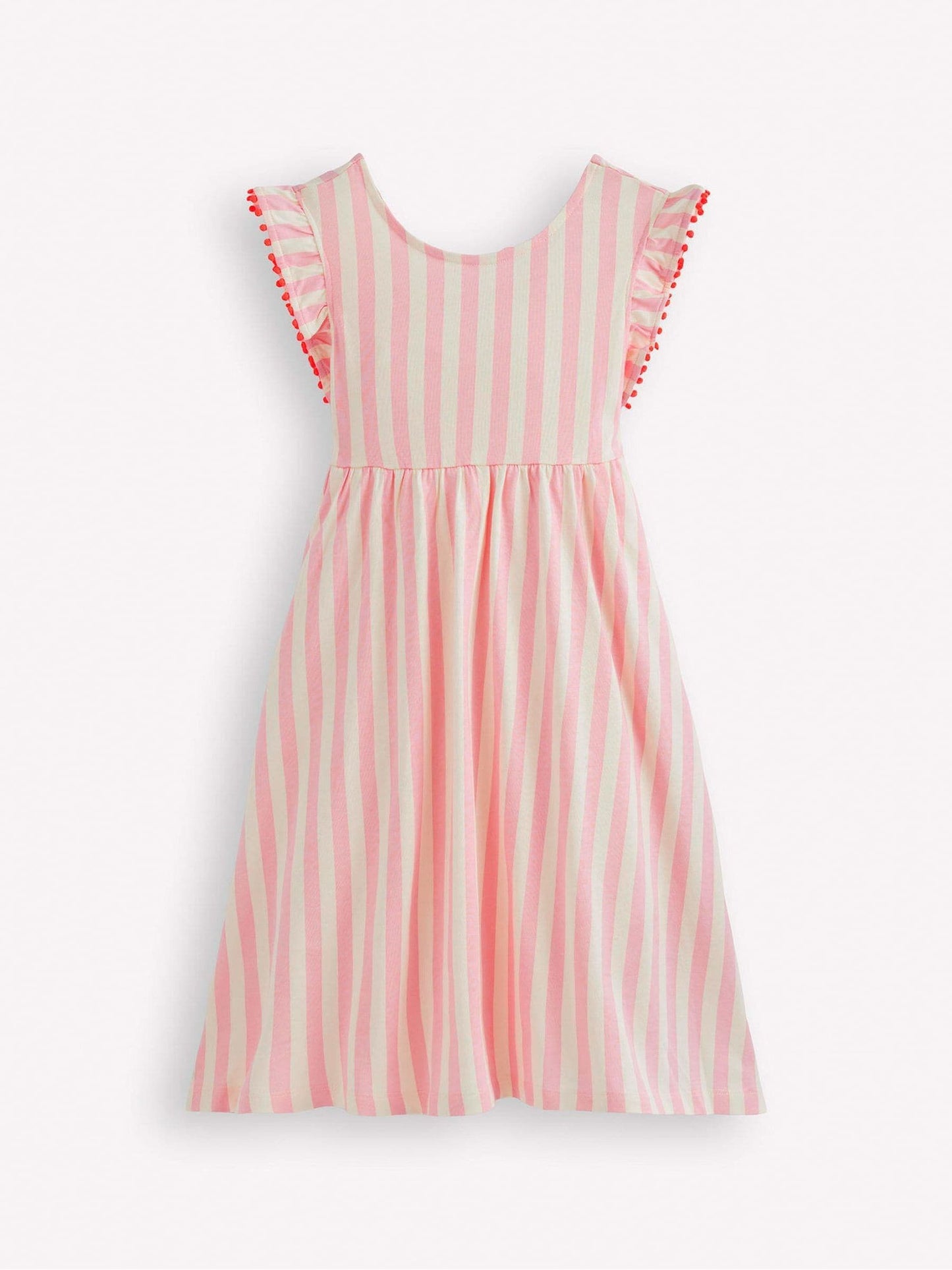 Boden Pink Bow Back Jersey Dress image 1