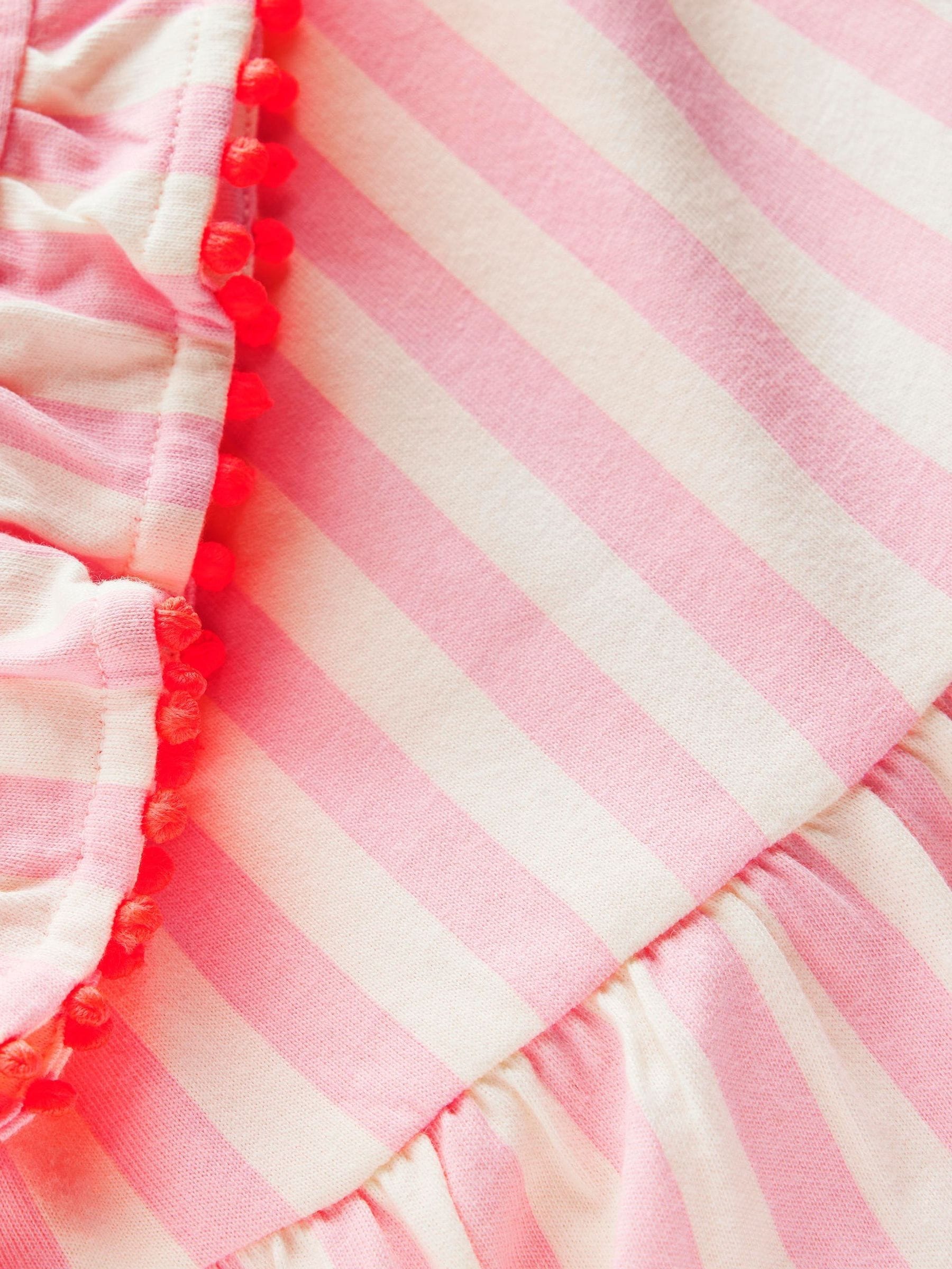 Boden Pink Bow Back Jersey Dress image 3