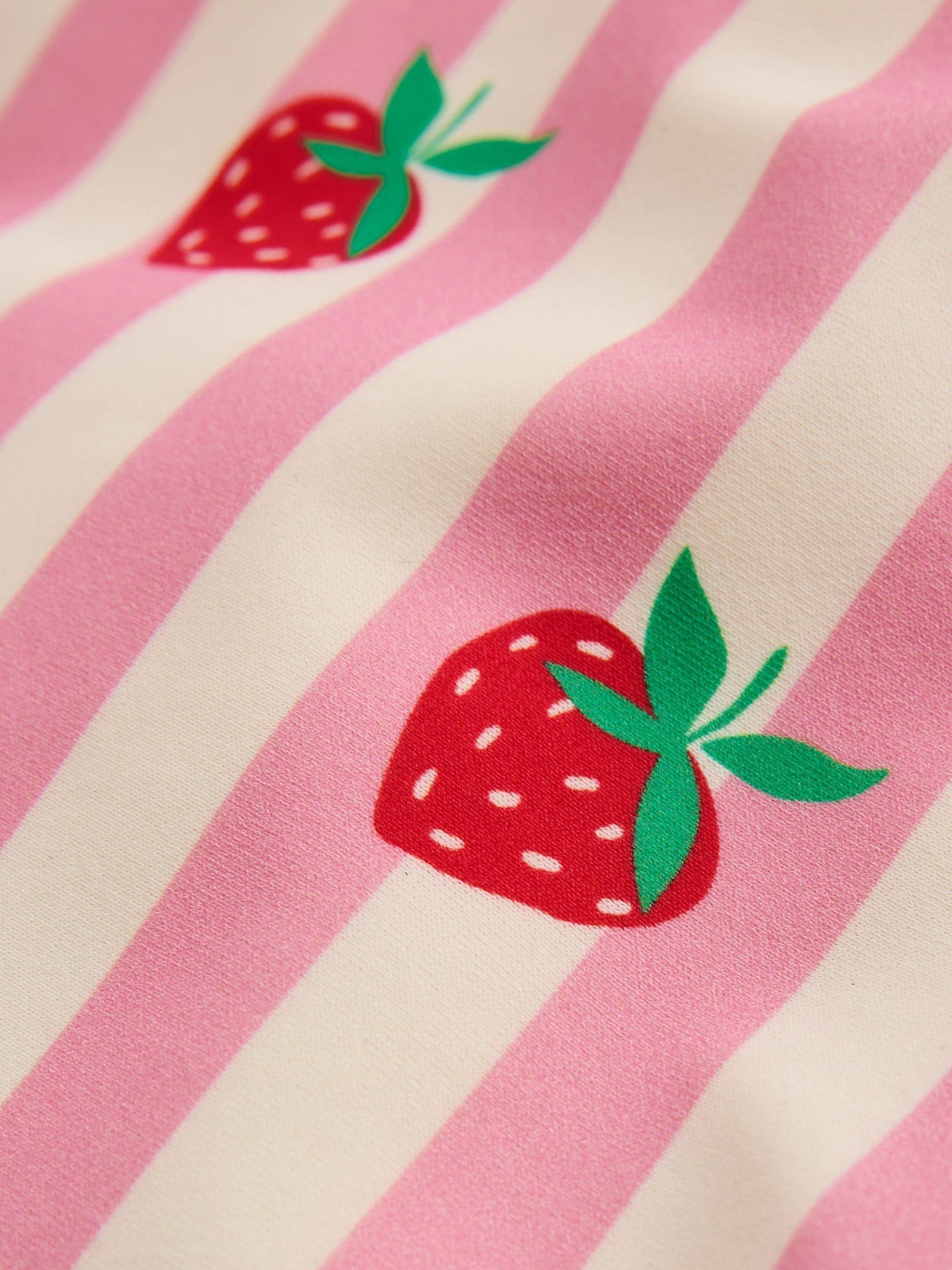 Boden Pink Cross-Back Printed Swimsuit image 3