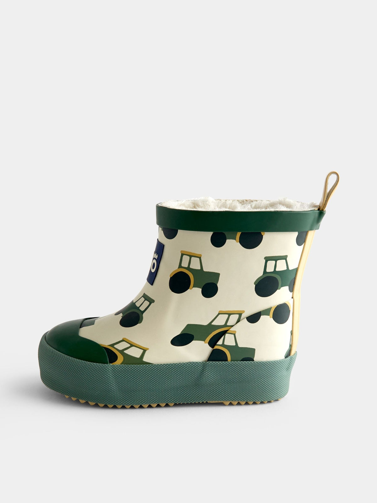 Dsiney Kidz - JoJo Maman Bébé Green Tractor Cosy Ankle Wellies image 3