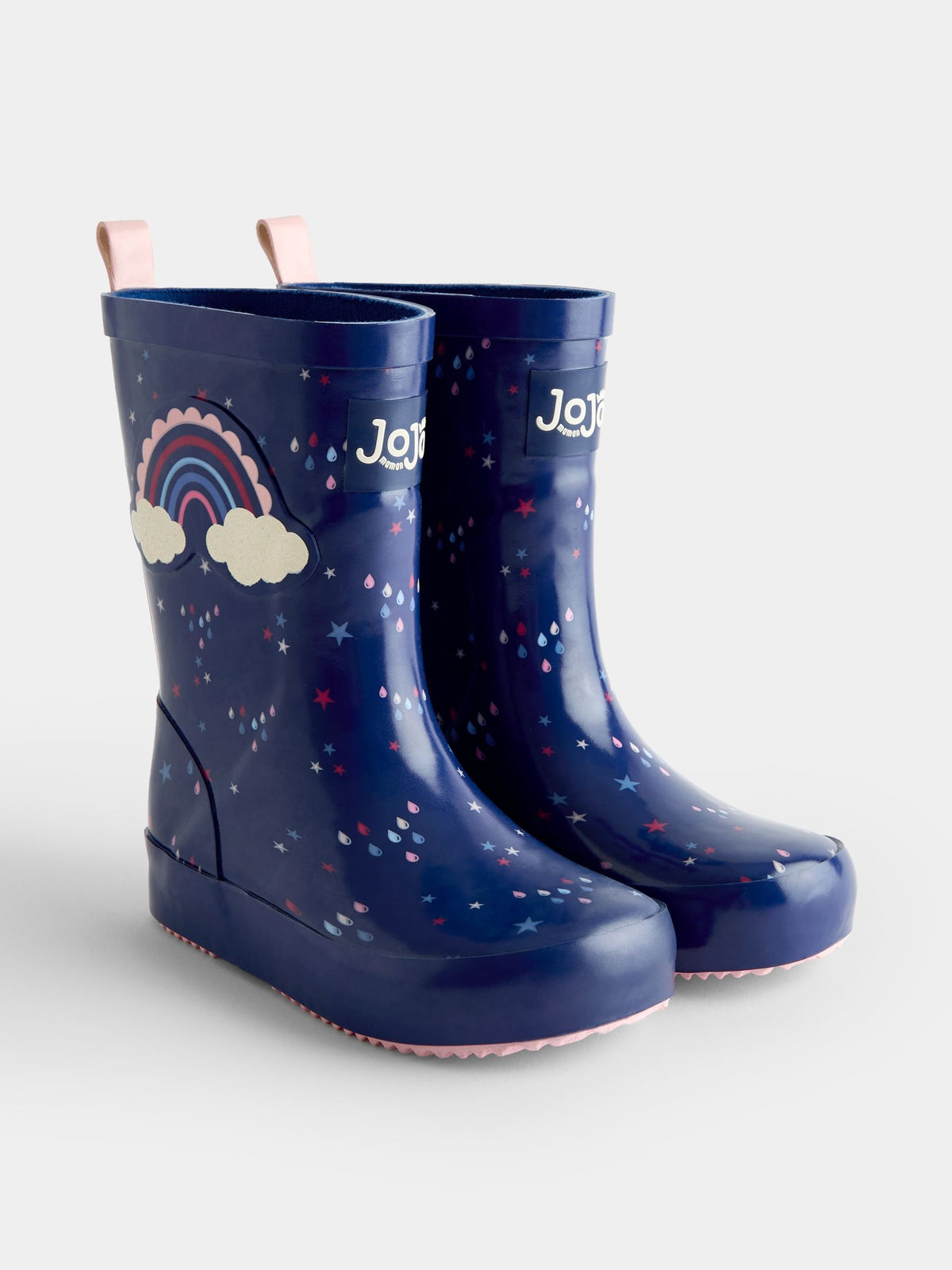 JoJo Maman Bébé Blue Rainbow Wellies - image 1