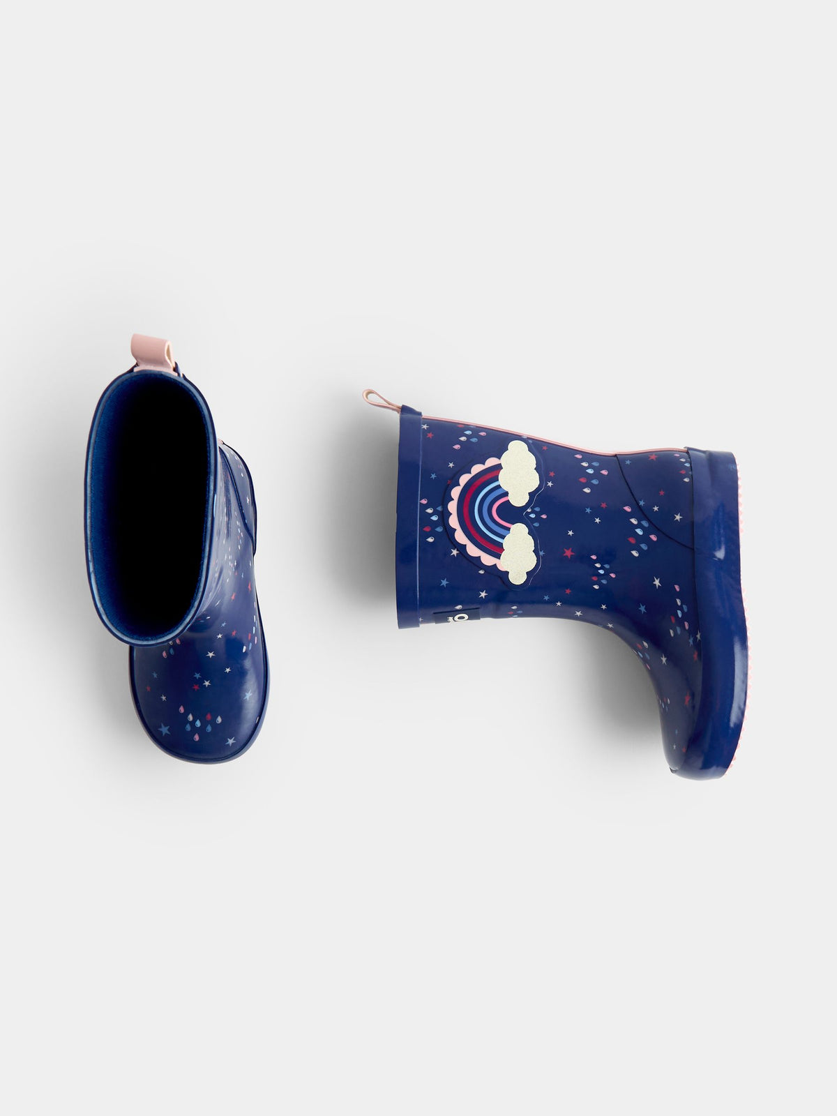 JoJo Maman Bébé Blue Rainbow Wellies - image 3