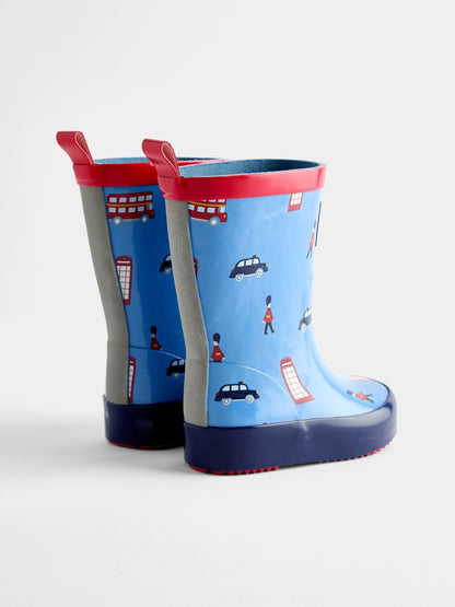 JoJo Maman Bébé Blue London Wellies - image 2