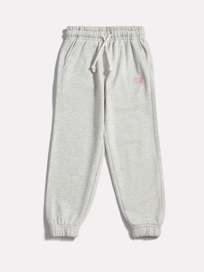 New Balance Grey French Terry Small Logo Joggers image 1
