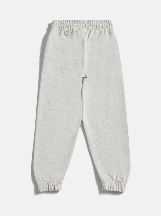 New Balance Grey French Terry Small Logo Joggers image 2