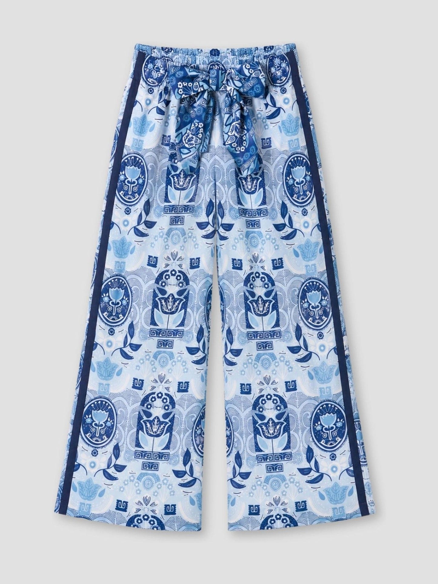 Dsiney Kidz - Angel & Rocket Blue Printed Wide Leg Trousers image 5