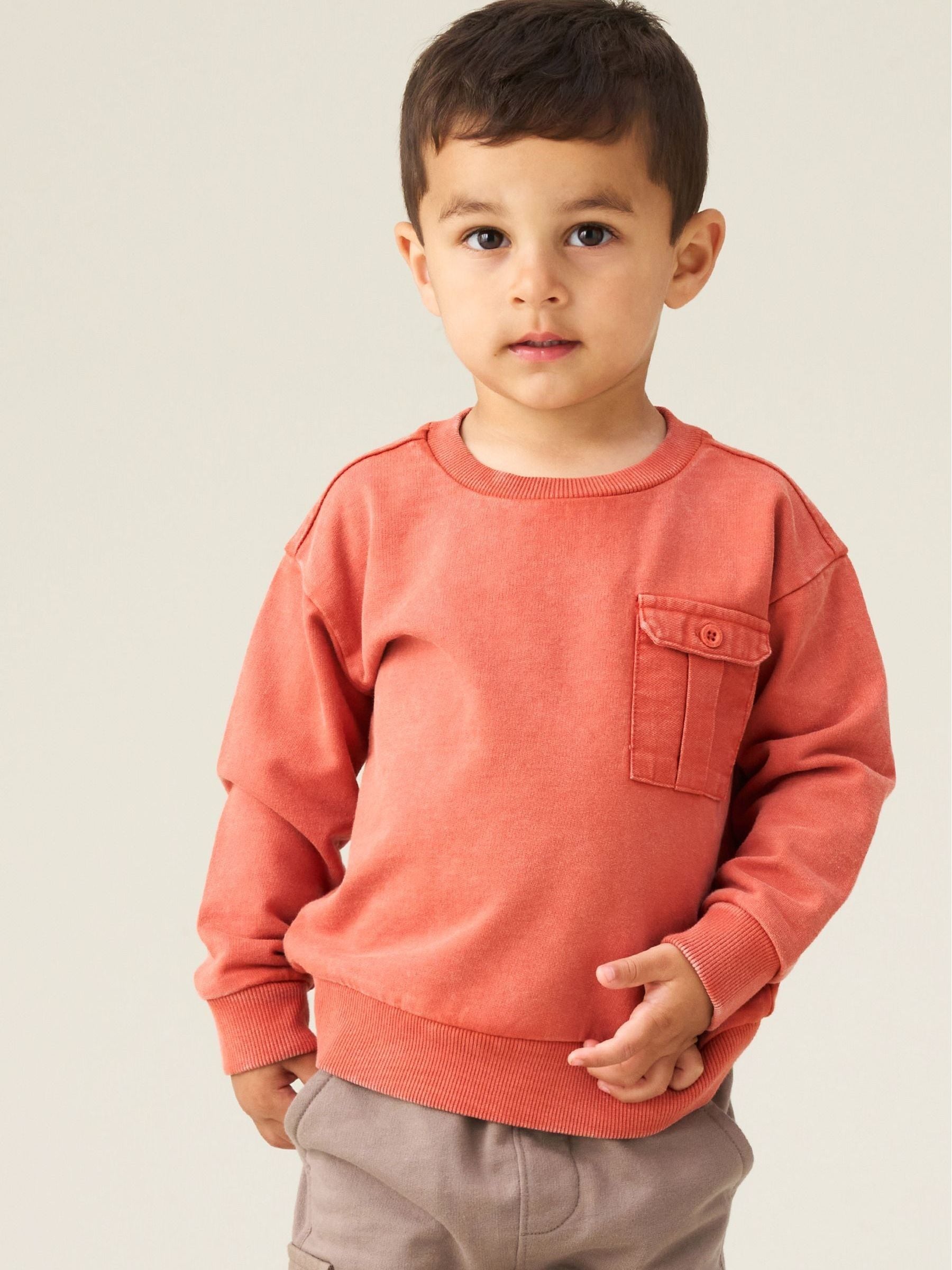 Dsiney Kidz - Angel & Rocket Orange Enzo Utility Sweatshirt image 1